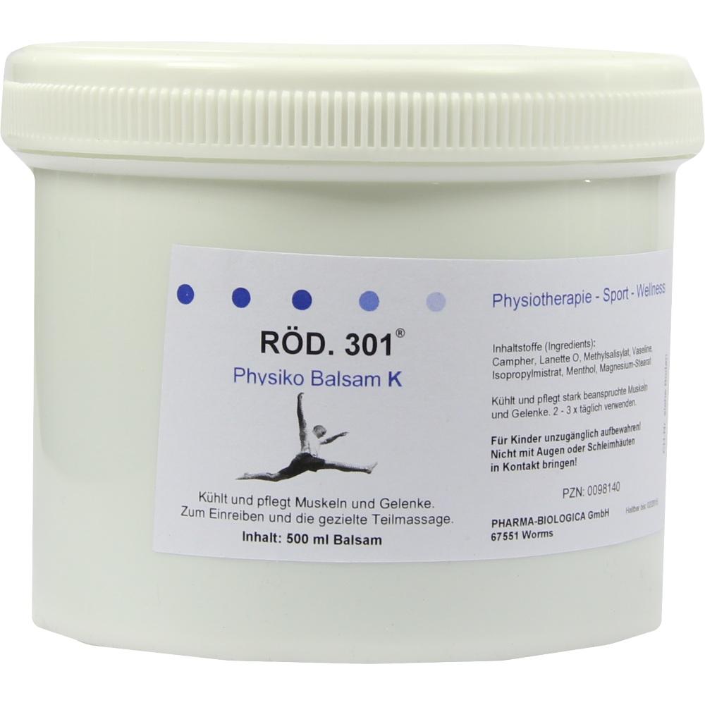 TRAUMA RÖD 301 Physiko Balsam K 500 ml Salbe