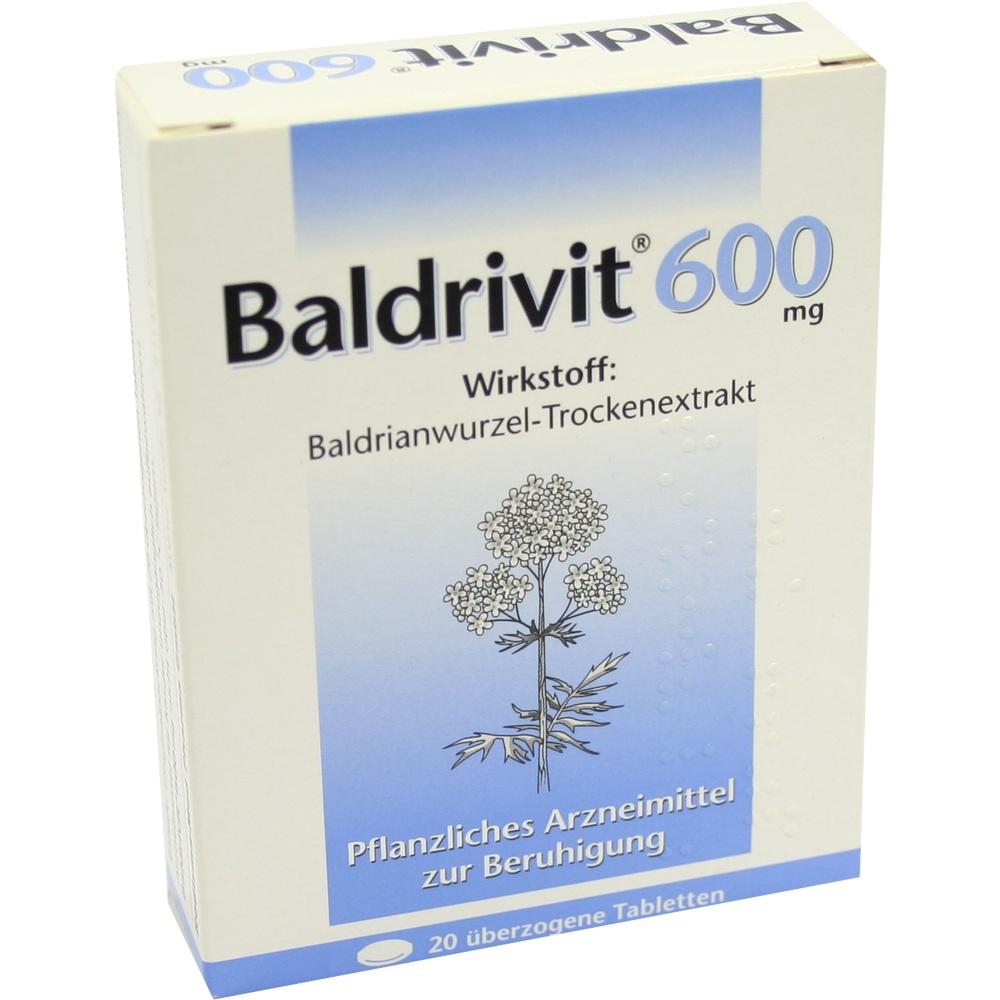Baldrivit 600mg 20 St Überzogene Tabletten