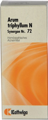 SYNERGON KOMPLEX 72 Arum triphyllum N Tropfen 50 ml Tropfen