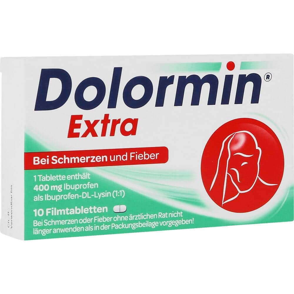 Dolormin Extra Ibu-Lysin Tabletten bei Schmerzen und Fieber