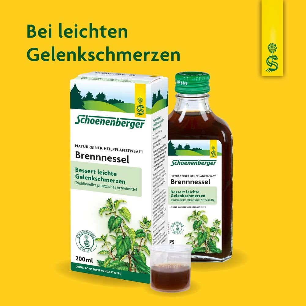 Schoenenberger Naturreiner Heilpflanzensaft Brennnessel 200 ml Saft