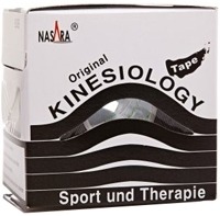 NASARA Kinesiologie Tape 5 cmx5 m schwarz 1 St Pflaster