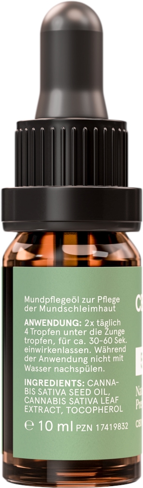 CBD VITAL Naturextrakt Premium CBD-Mundpflege-Öl 5%  10 ml Tropfen