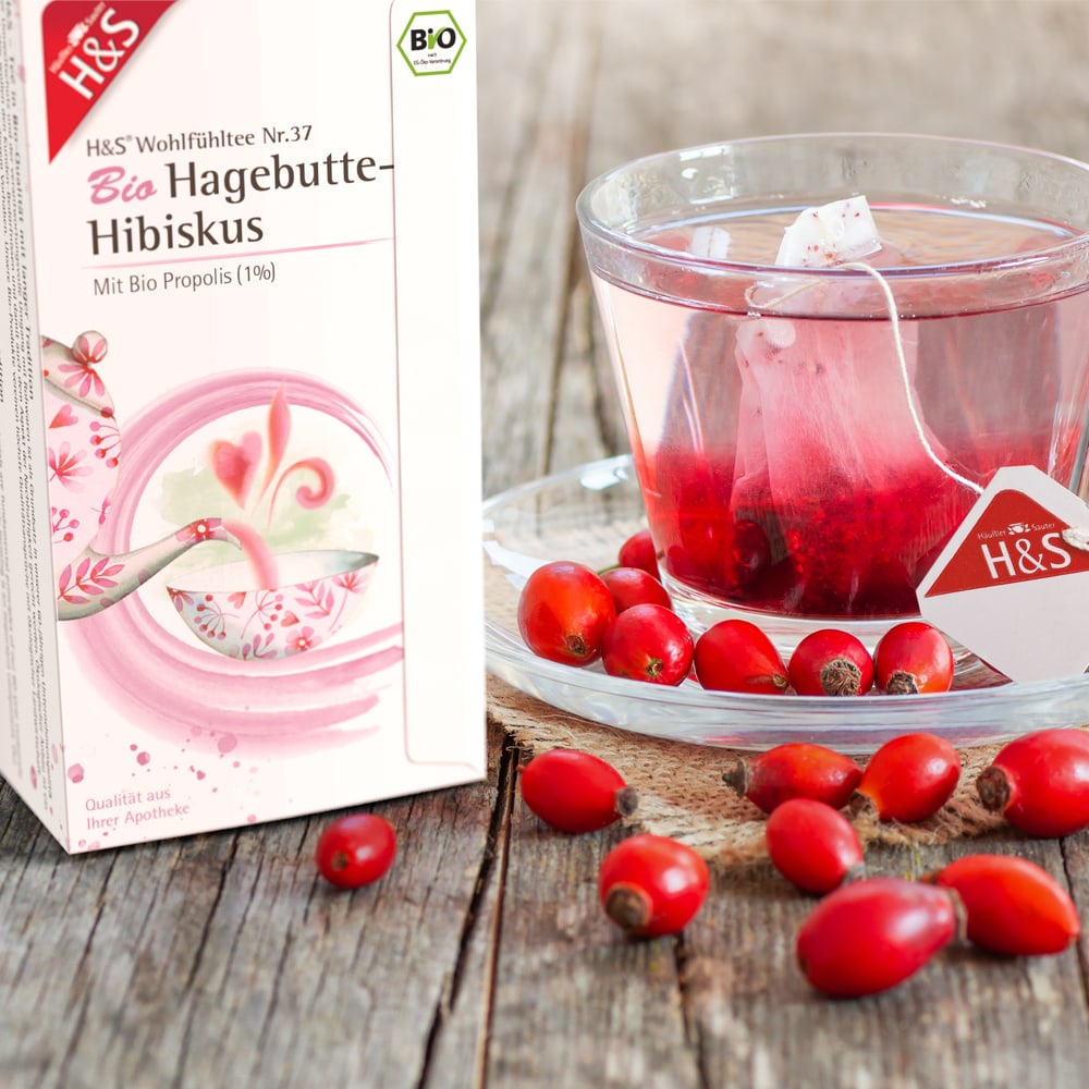 H&S Wohlfühltee Hagebutte-Hibiskus 20X3.0 g Filterbeutel