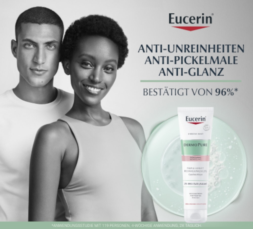 Eucerin DermoPure Triple Effect Reinigungsgel + 3 € sparen* 150 ml Gel