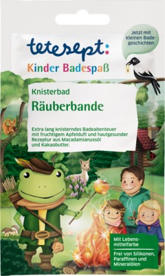 tetesept Kinder Badespaß Knisterbad Räuberbande 50 g Salz