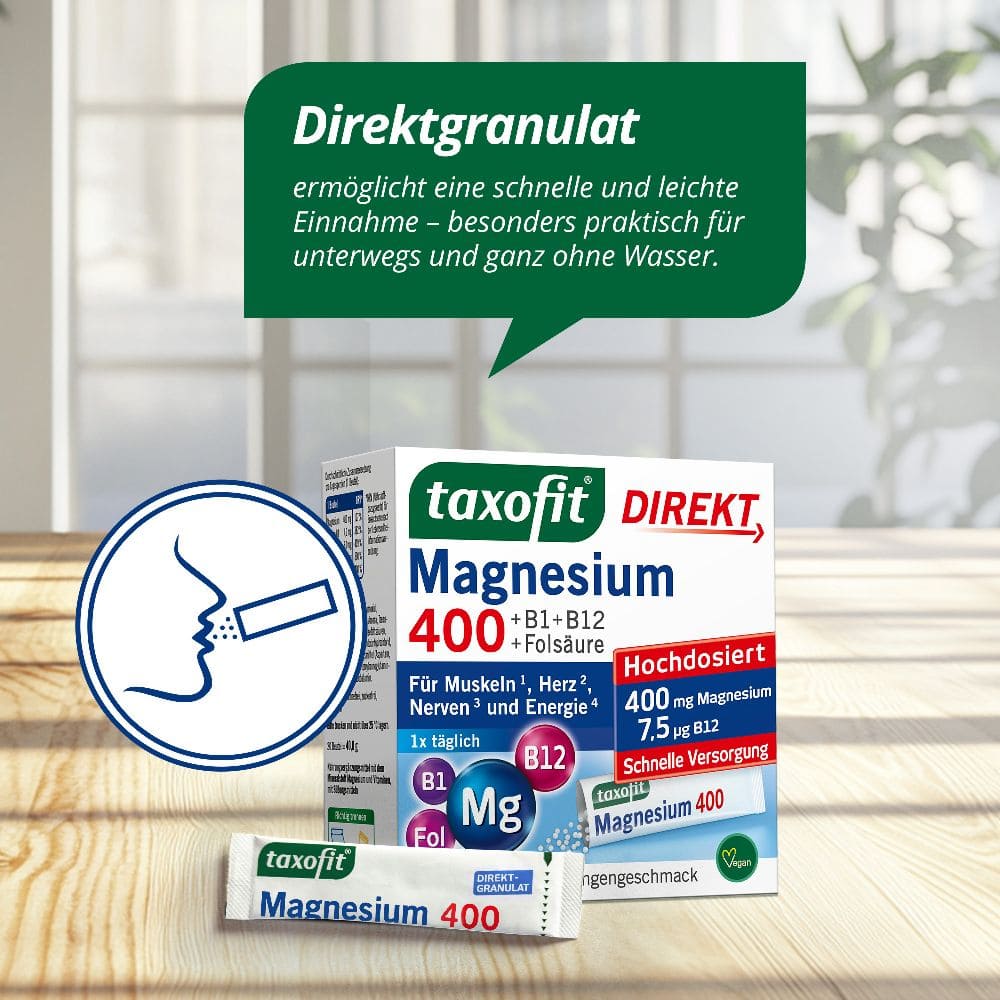 taxofit DIREKT Magnesium 400 20 St Granulat