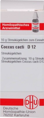 COCCUS cacti D 12 Globuli 10 g Globuli