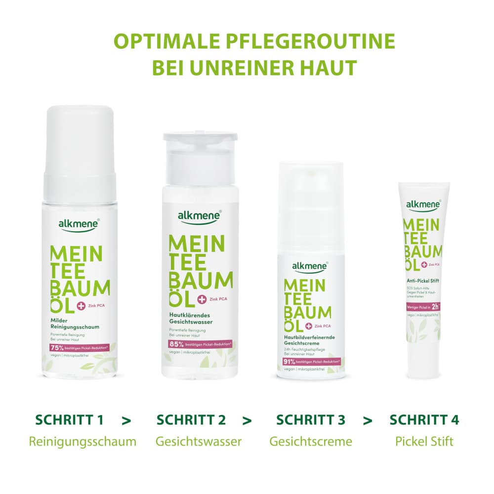 alkmene MEIN TEEBAUMÖL Milder Reinigungsschaum 150 ml Schaum