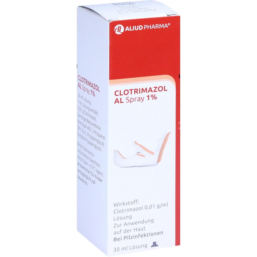 Clotrimazol AL Spray 1% bei Fußpilz