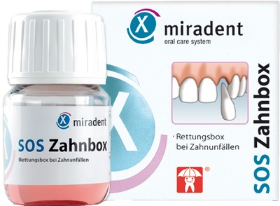 MIRADENT Zahnrettungsbox SOS Zahnbox 1 St Lösung