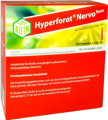 HYPERFORAT Nervohom Injektionslösung 100X2 ml Injektionslösung