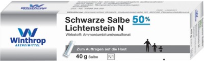 SCHWARZE SALBE 50% Lichtenstein N 40 g Salbe