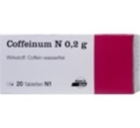 Coffeinum N 0,2g 20 St Tabletten