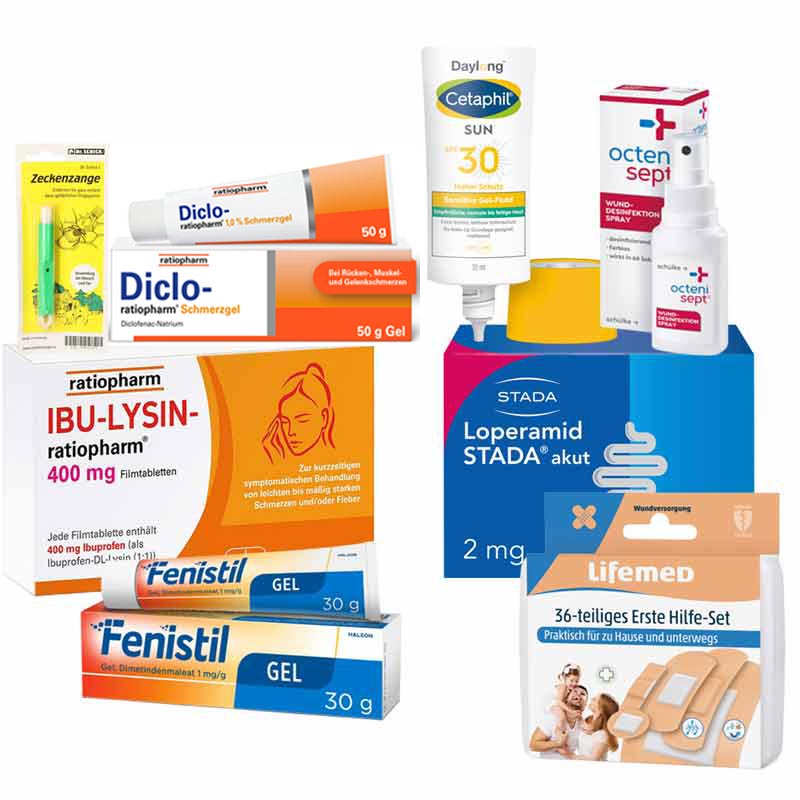 Reiseapotheke für Backpacker 1 St Sparset