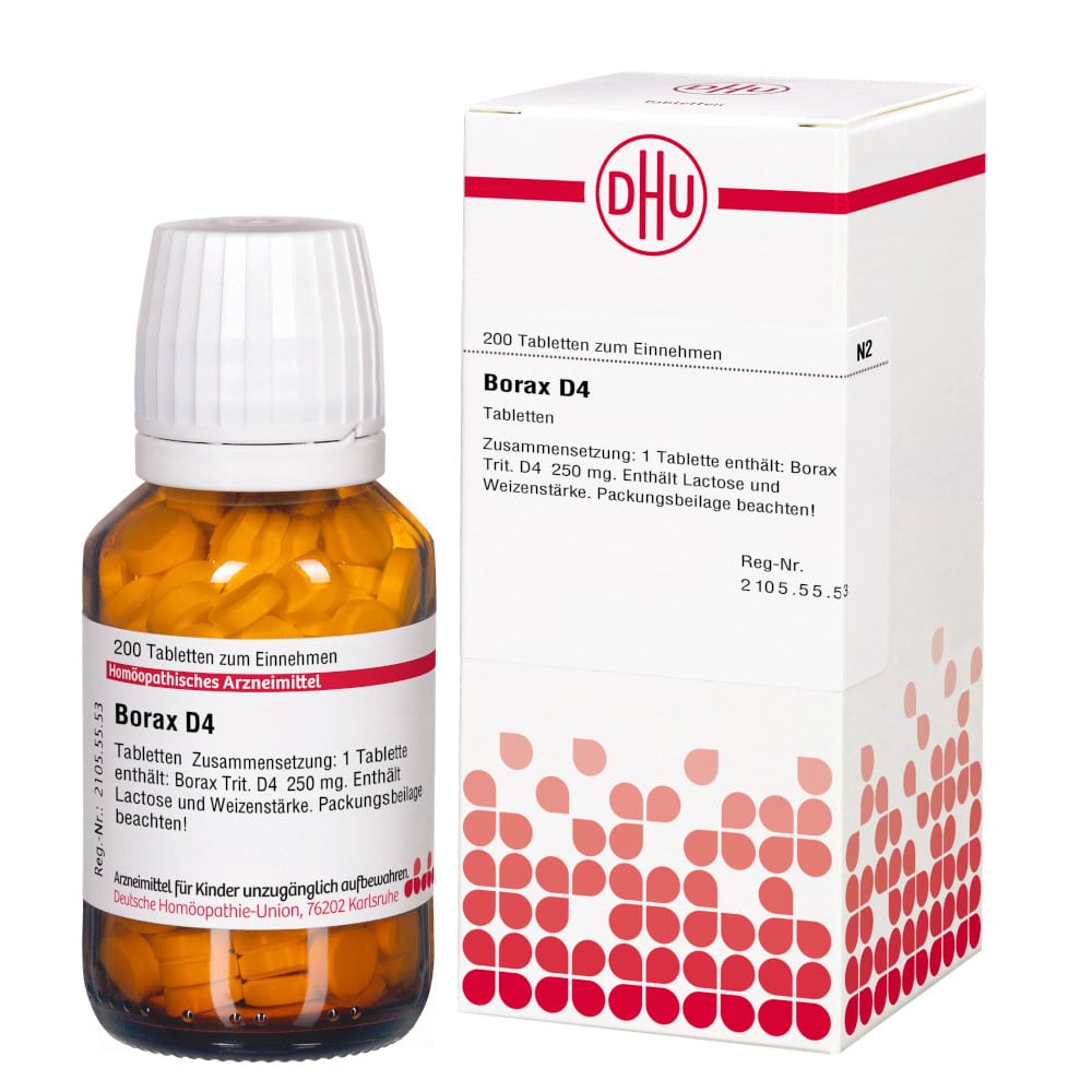 BORAX D 4 Tabletten 200 St Tabletten