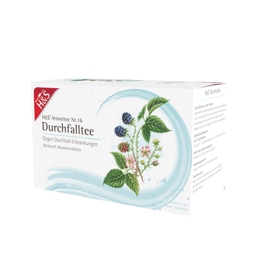 H&S Arzneitee Durchfalltee 20X1.5 g Filterbeutel