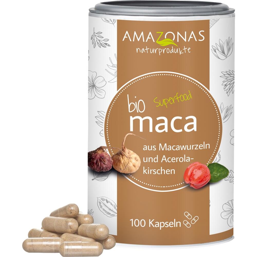Bio maca Vegicaps Acerola  60 g Kapseln