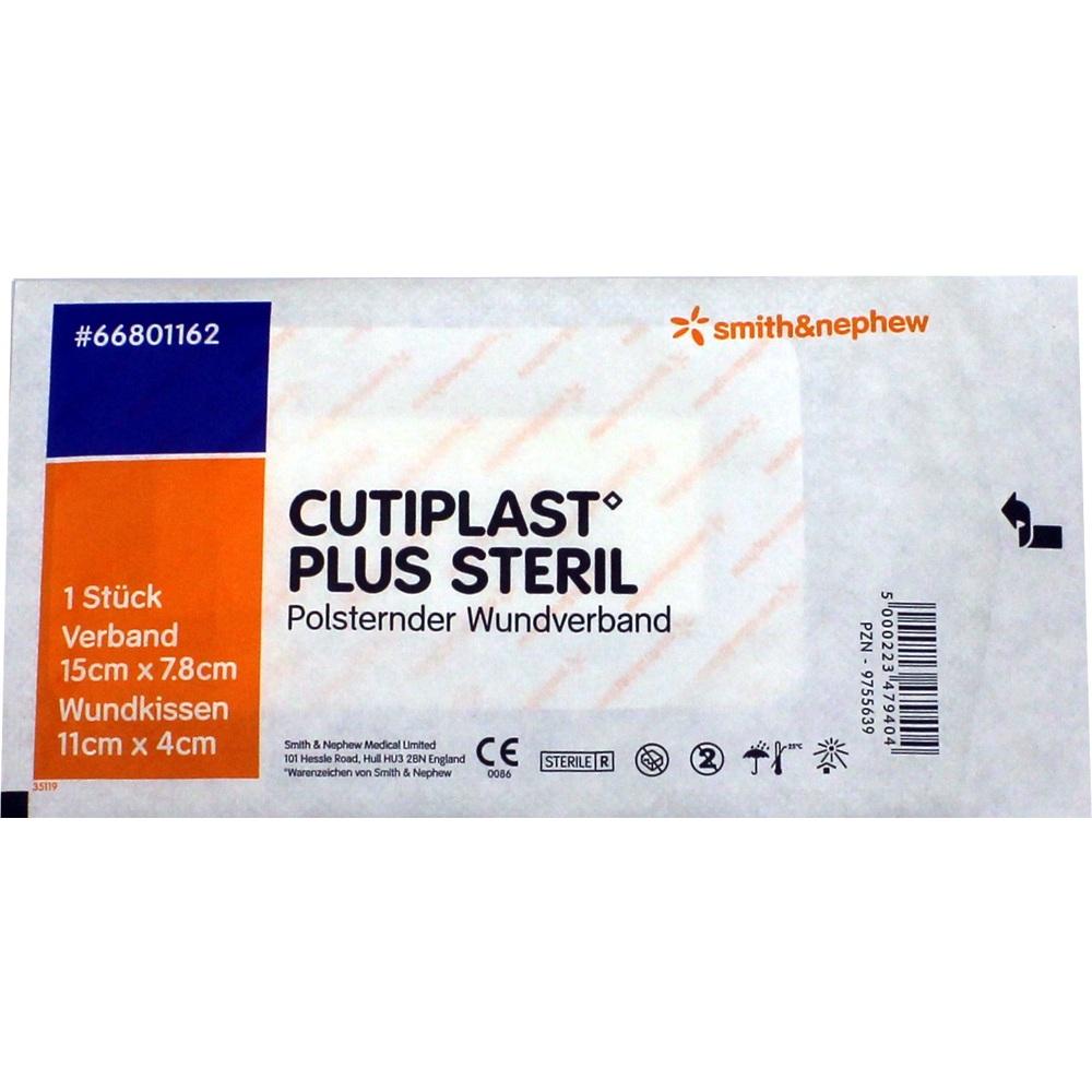 CUTIPLAST Plus steril 7,8x15 cm Verband 1 St Verband
