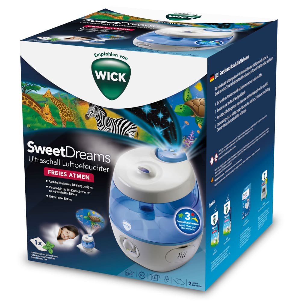 WICK SweetDreams 2in1 Ultraschall Luftbefeuchter 1 St