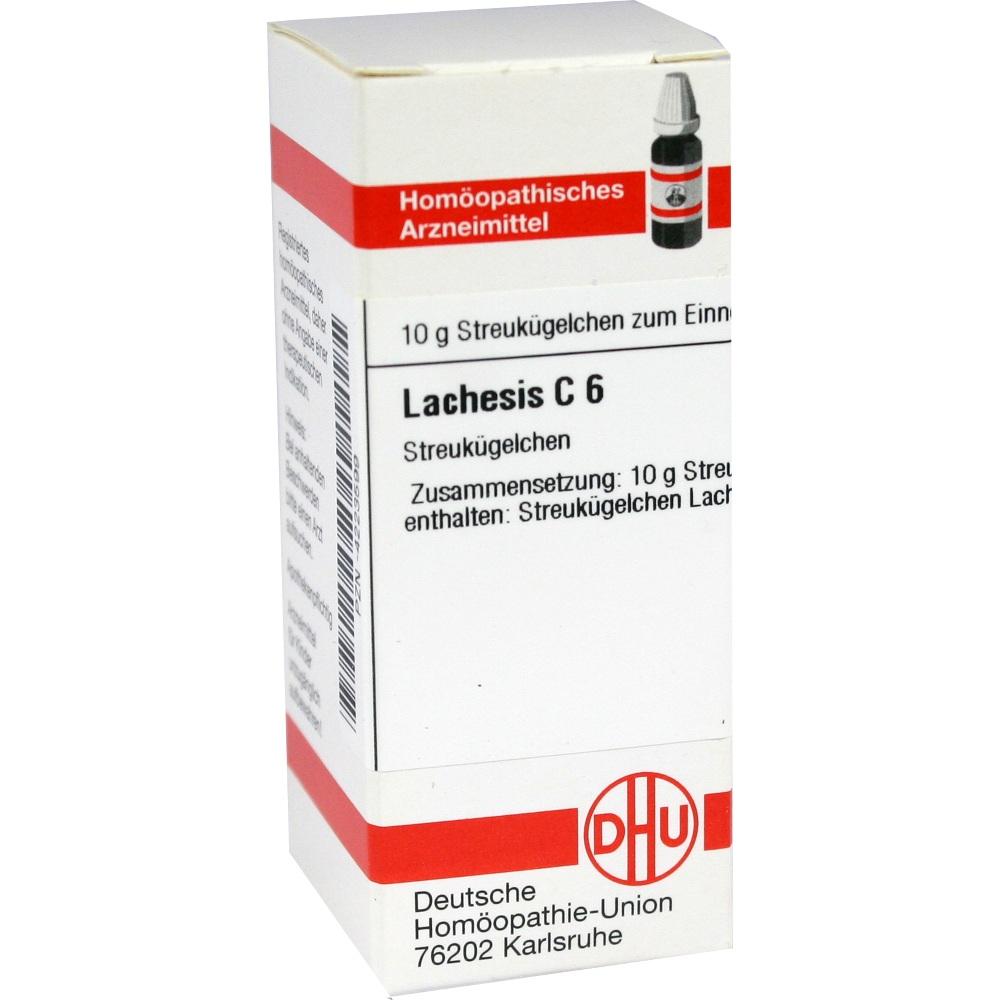 LACHESIS C 6 Globuli 10 g Globuli
