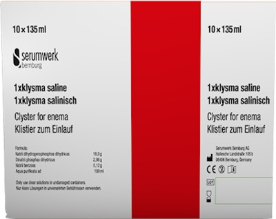 KLYSMA 1 x salinisch 10X135 ml Klistiere