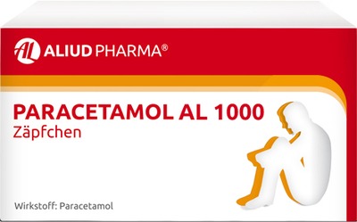 Paracetamol AL 1000 Zäpfchen bei akuten Schmerzen und Fieber