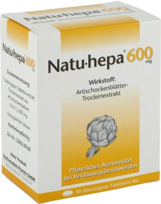Natu-hepa 600mg 50 St Überzogene Tabletten