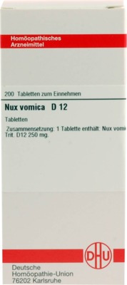 NUX VOMICA D 12 Tabletten 200 St Tabletten