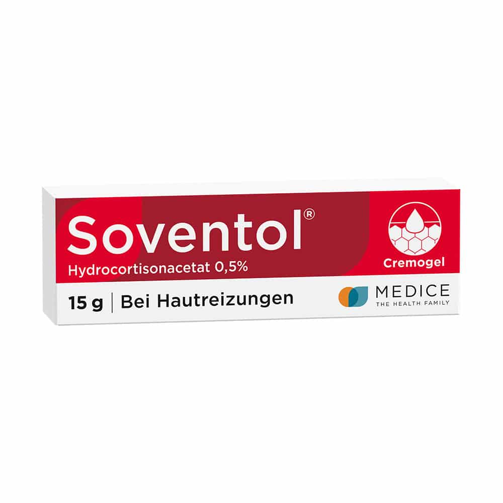 Soventol HydroCortisonACETAT 0,5% bei Hautentzündungen 15 g Creme