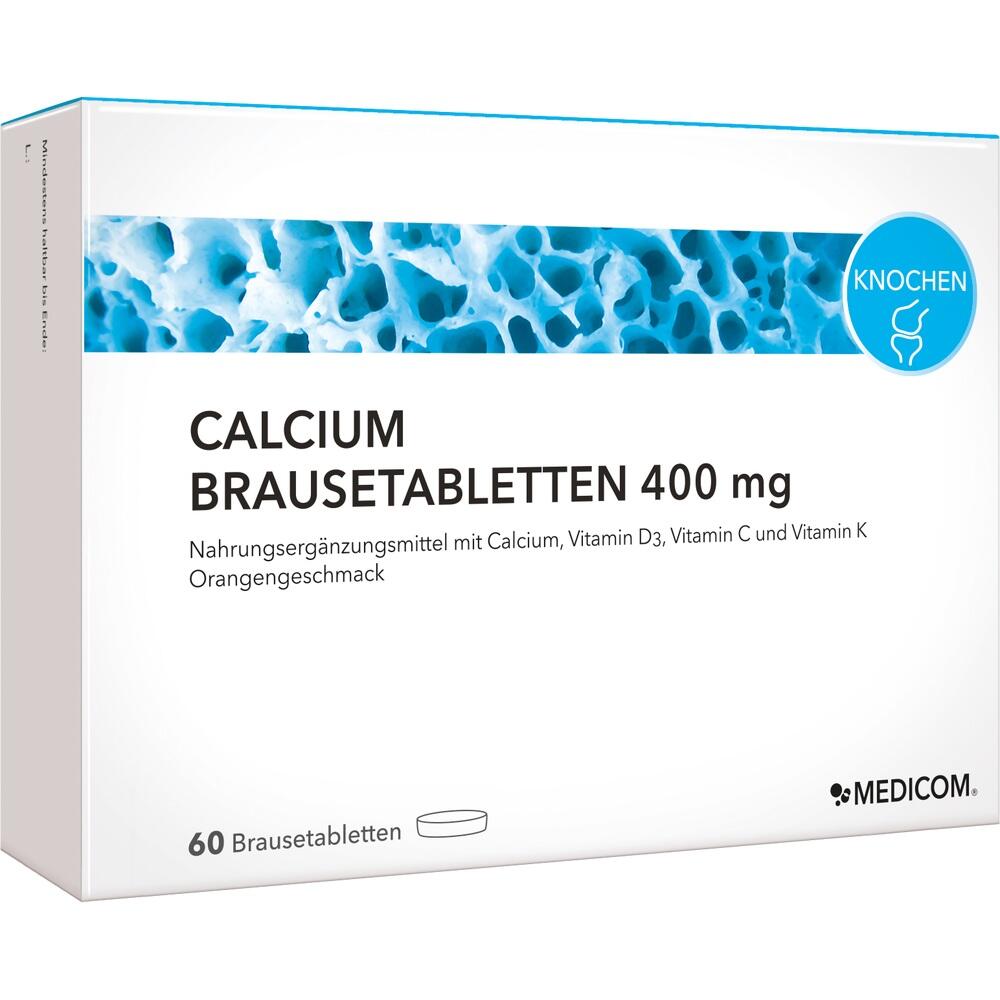 CALCIUM BRAUSETABLETTEN 400mg 60 St Brausetabletten