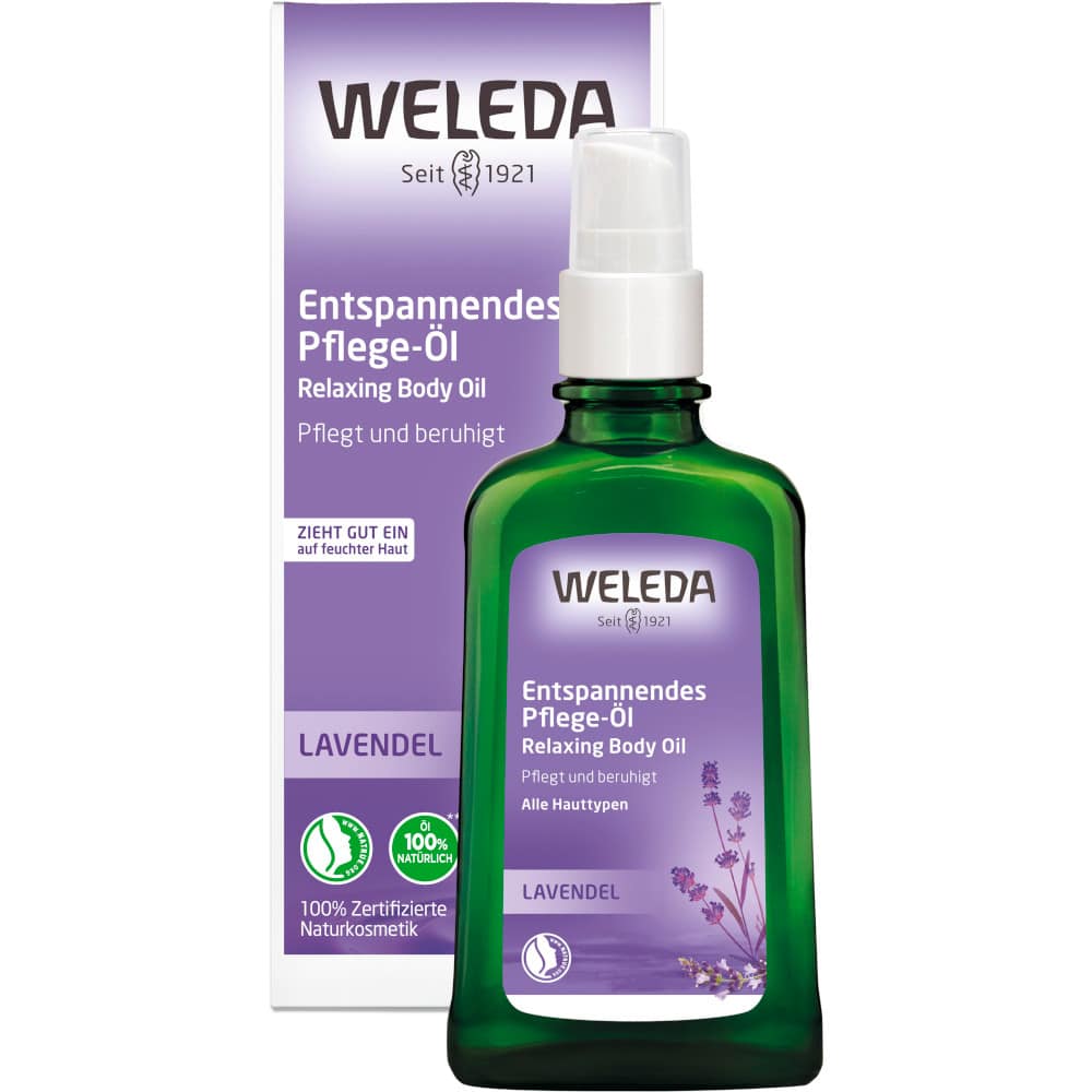 WELEDA Entspannendes Pflege-Öl LAVENDER 100 ml Öl