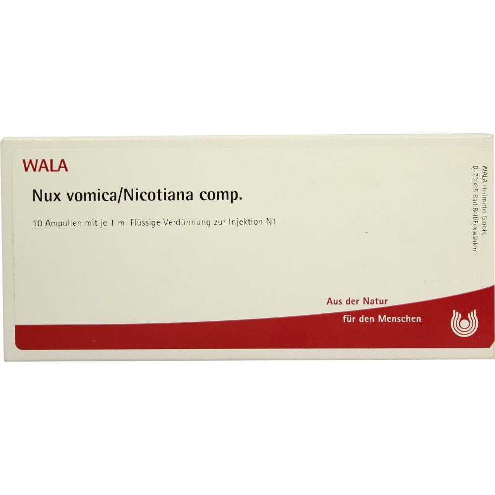 Nux vomica/Nicotiana comp.Ampullen 10X1 ml Ampullen