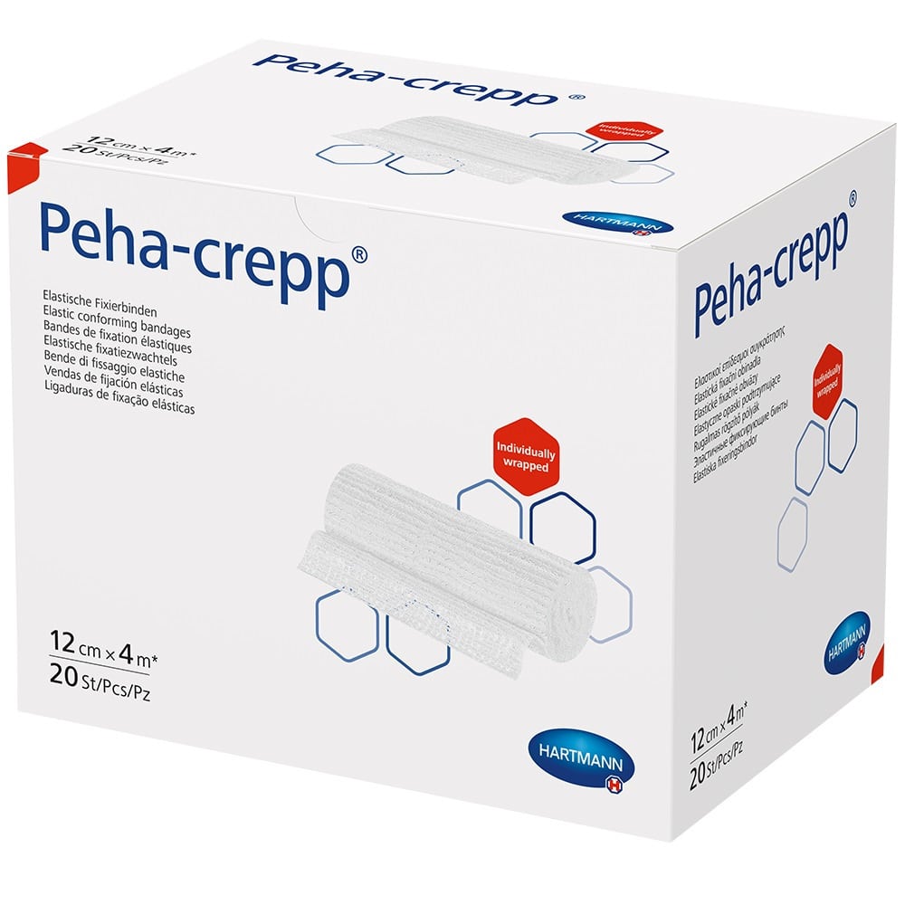 PEHA CREPP Fixierbinde 12 cmx4 m 1 St Binden