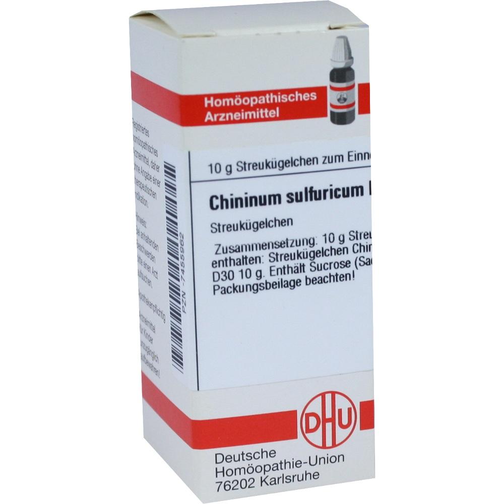 CHININUM SULFURICUM D 30 Globuli 10 g Globuli