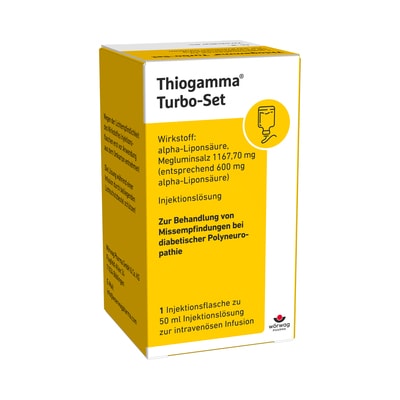 THIOGAMMA Turbo Set Pur Injektionsflaschen 50 ml Injektionsflaschen