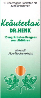 Kräuterlax Kräuter-Dragees zum Abführen 10 St Überzogene Tabletten