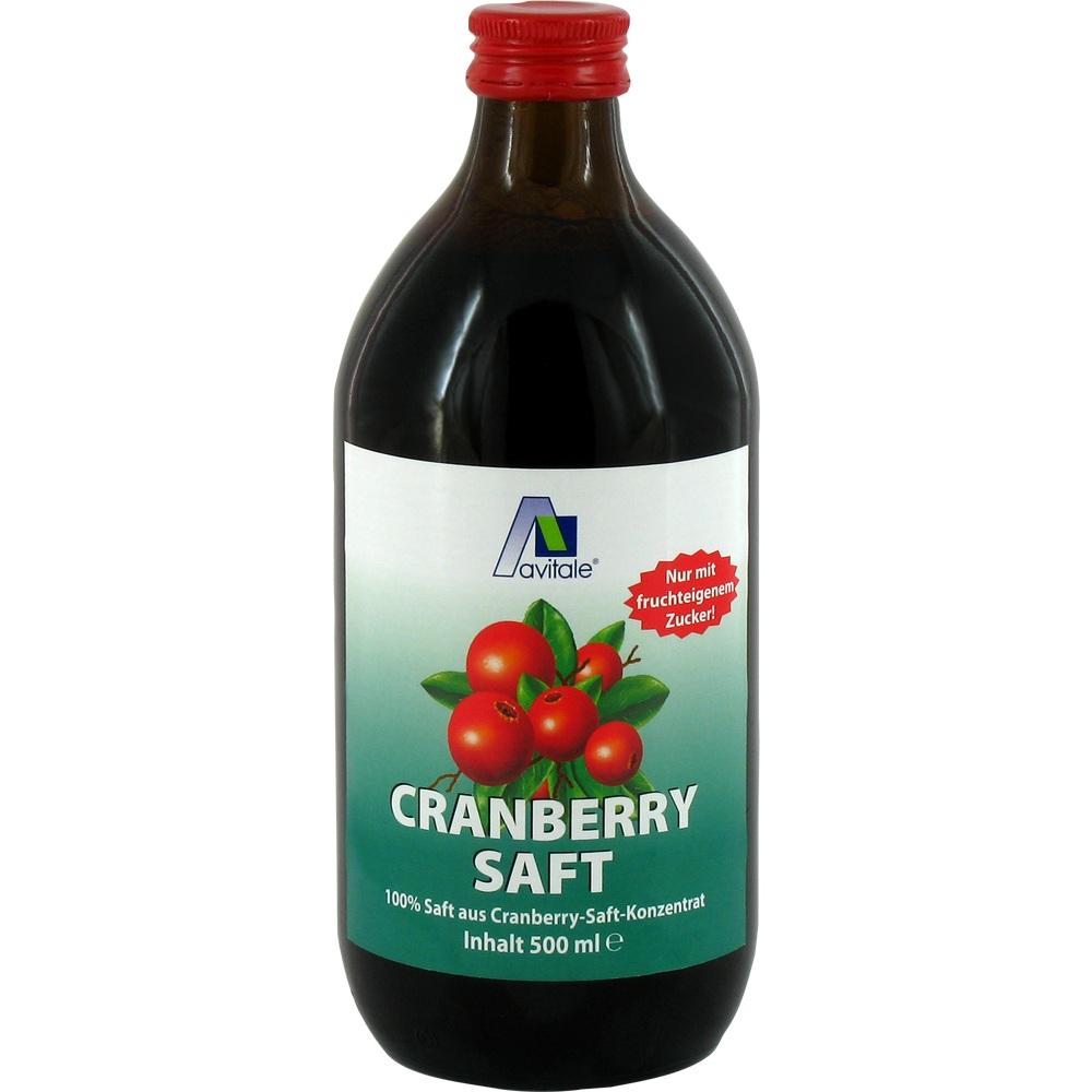 CRANBERRY SAFT 100% Saft 500 ml Saft