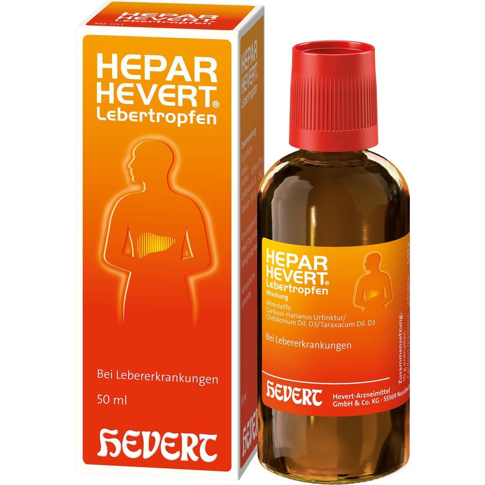 HEPAR HEVERT Lebertropfen 50 ml Tropfen