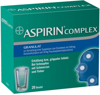 ASPIRIN COMPLEX  20 St Granulat zur Herstellung einer Suspension zum Einnehmen