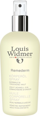 LOUIS WIDMER Remederm Körperöl Spray leicht parfümiert 150 ml Spray