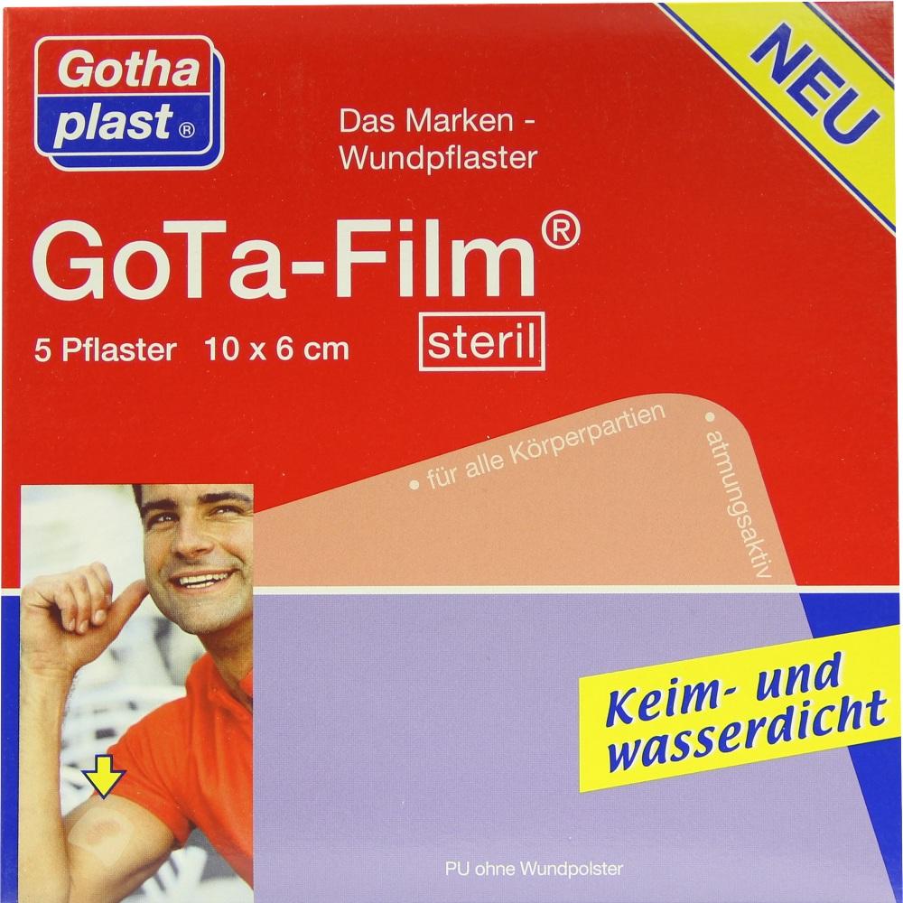GOTA FILM steril 10x6 cm Pflaster 5 St Pflaster