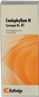 SYNERGON KOMPLEX 81 Caulophyllum N Tropfen 50 ml Tropfen