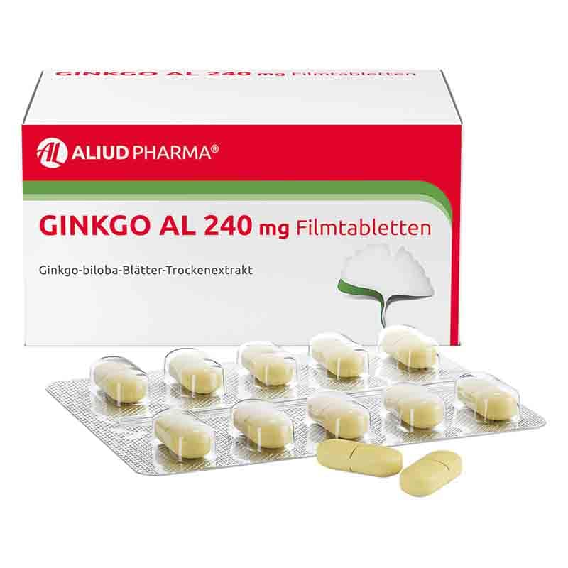 GINKGO AL 240 mg bei altersbedingten Gedächtniseinbußen mit leichter Demenz