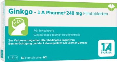 Ginkgo 1A Pharma 240mg  60 St Filmtabletten