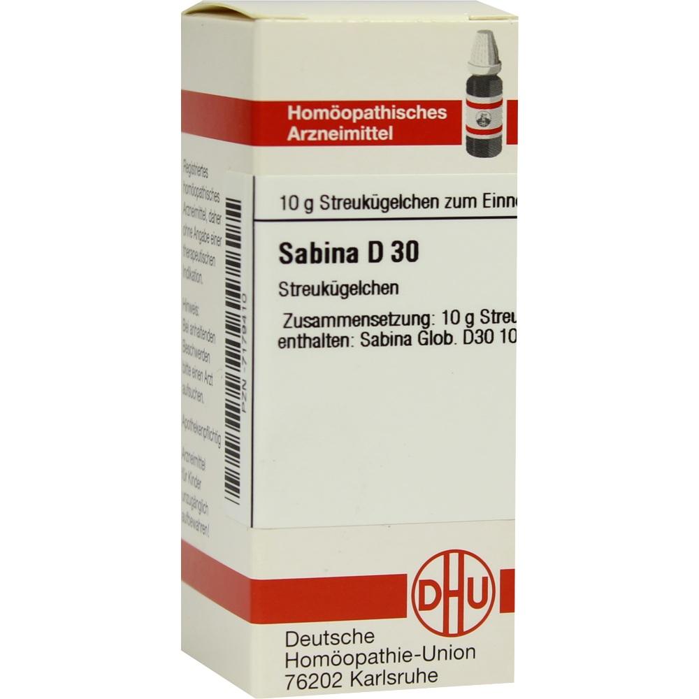 SABINA D 30 Globuli 10 g Globuli