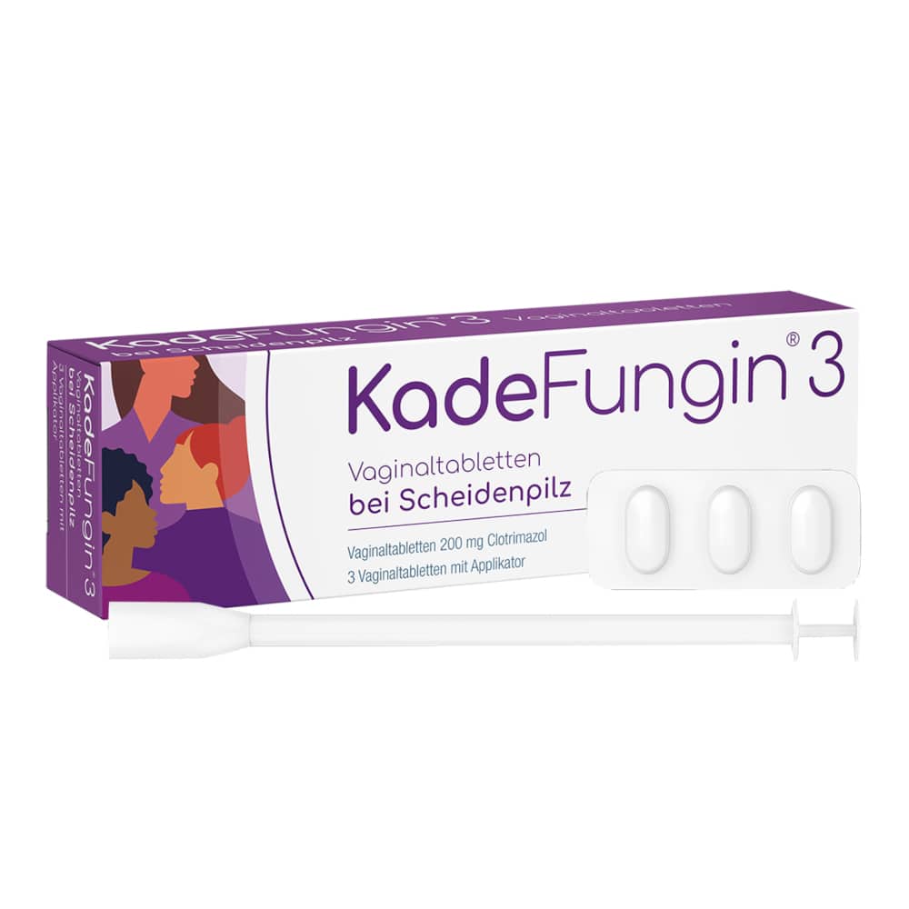 KadeFungin 3 bei Scheidenpilz Vaginaltabletten 3 St Vaginaltabletten