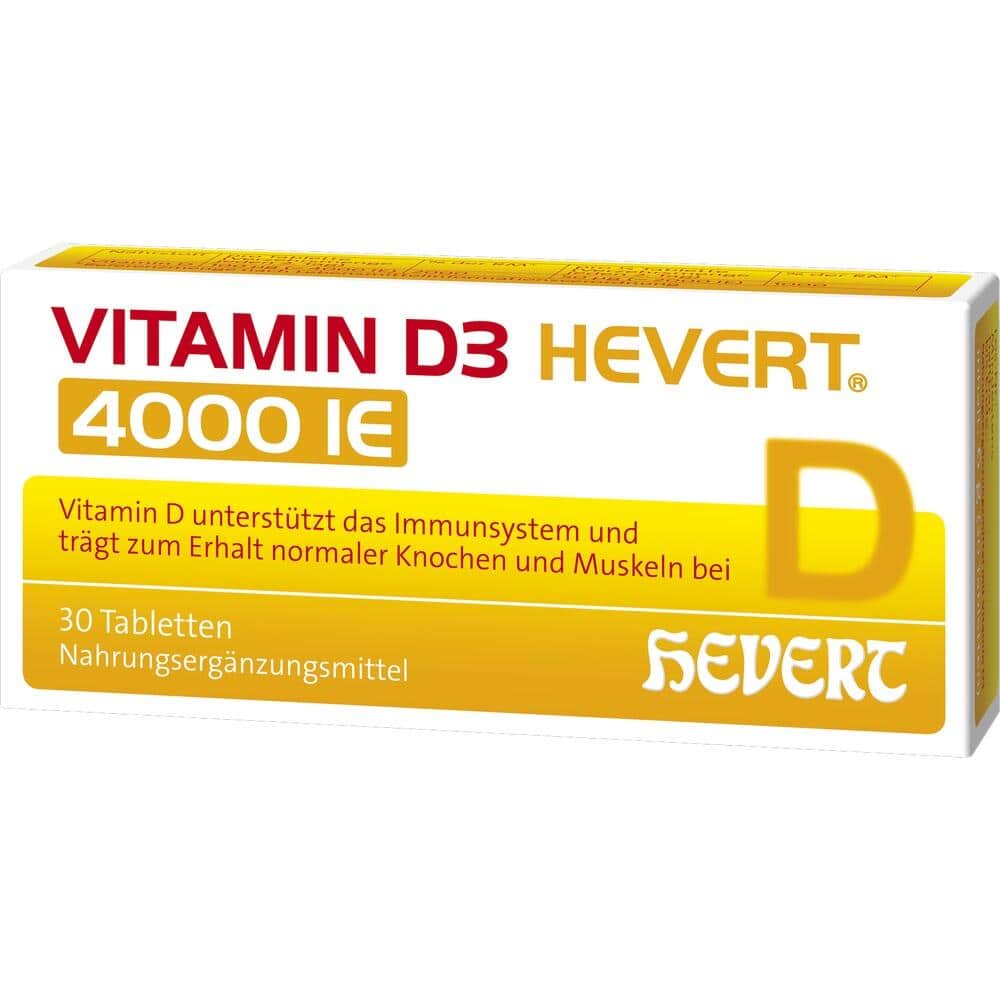 VITAMIN D3 HEVERT 4.000 I.E.  30 St Tabletten