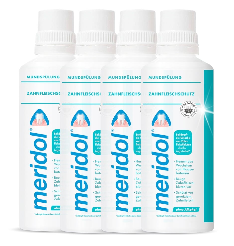meridol ZAHNFLEISCHSCHUTZ 4X400 ml Spüllösung