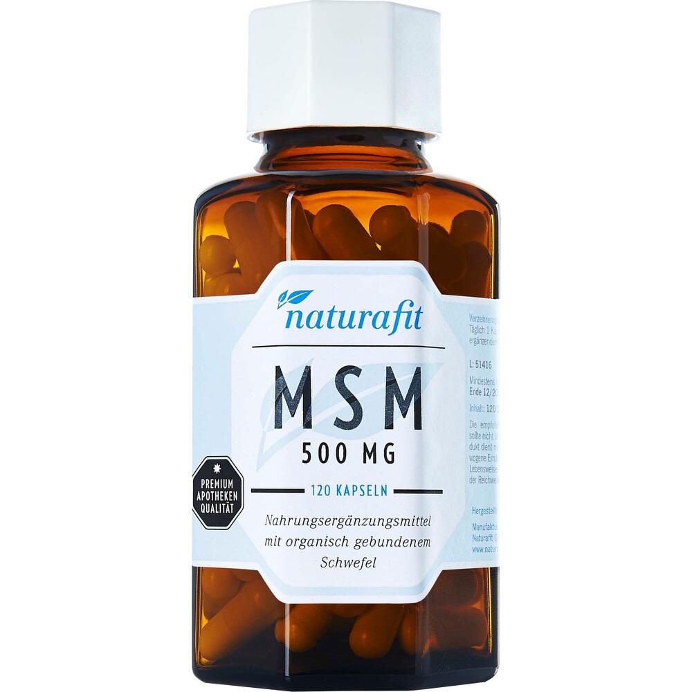 NATURAFIT MSM 500MG